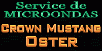 Consultenos precios para reparacion de crown mustang. Tecnicos para reparacion de microondas oster bgh.