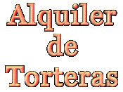 Torteras alquiler de posa tortas.