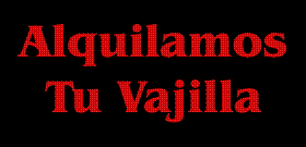 Compania dedicada al alquiler de vajilla para sus fiestas.