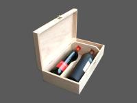 Estuche de Madera para 2 Vinos en Cedro