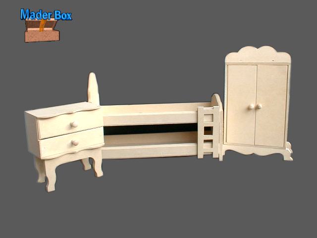 muebles fibrofacil para casa muñecas