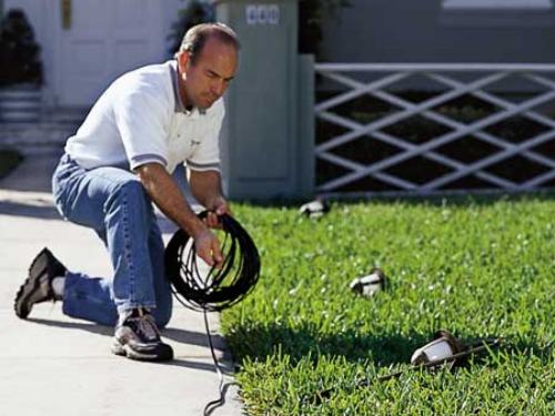 Trabajos de instalacion electrica jardin