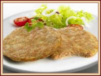 Venta de hamburguesas de carne milanesas de soja medallones de pollo congelados listos para freir.