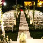 Decoracion de eventos enpresariales con centros florales.