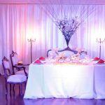 Ambientacion de eventos con telas.