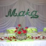 Centros de mesa florales para ambientacion de casamientos o bodas.