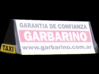 Letreros de publicidad para remises y taxis.