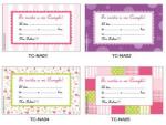 Venta de tarjetas infantiles para regalos en cumpleaņos.