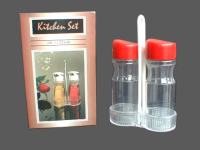 Productos Plasticos - Set Aceitero y Vinagrero con Estuche