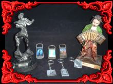 Articulos de tango para venta llaveros destapadores y esculturas.